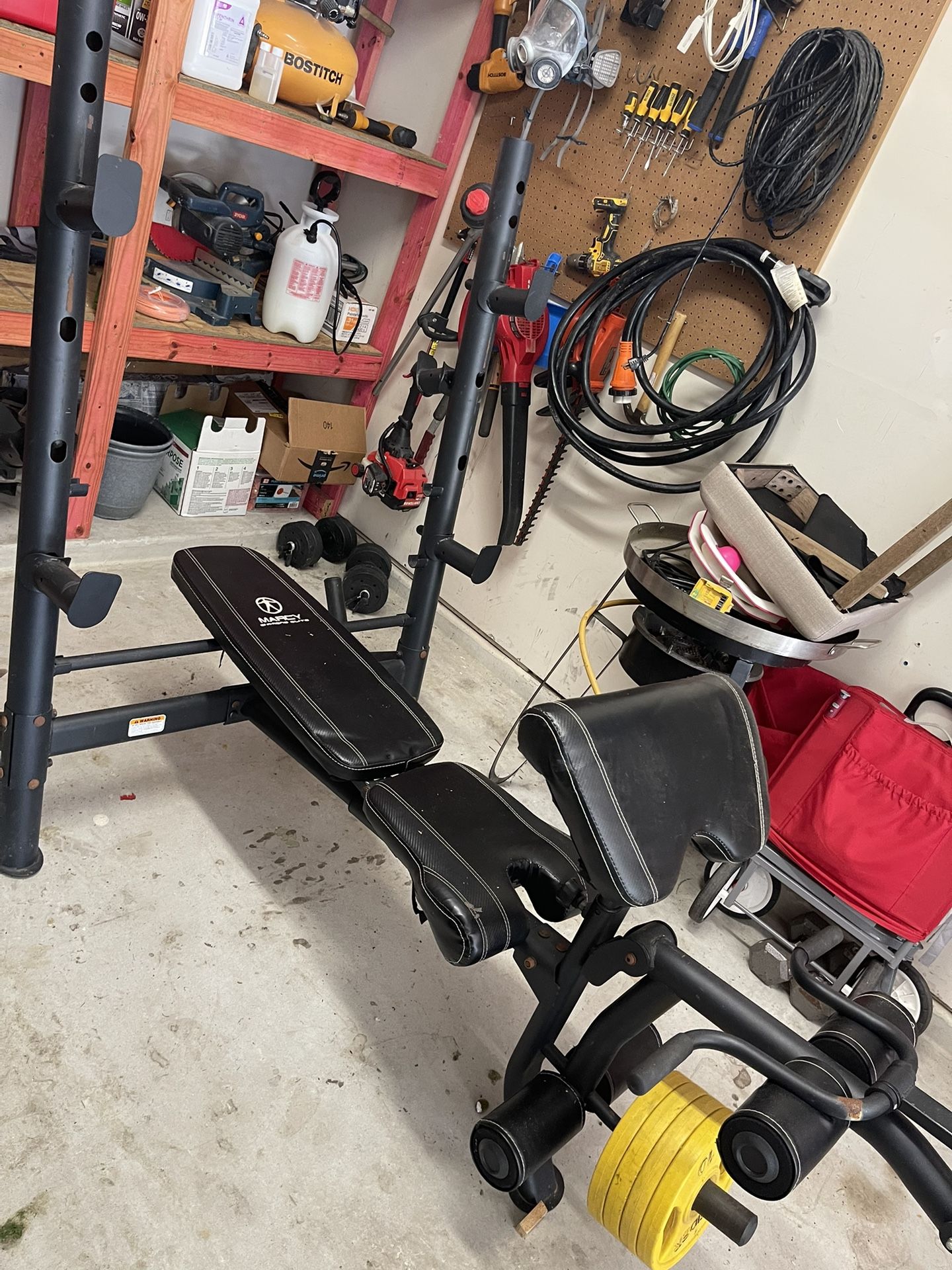 Bench Press And Leg Extension