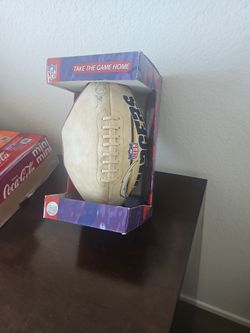 Vintage Autographed Chargers Football