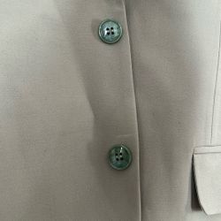 Men’s Three-Piece Sage Mint Green Suit Large 