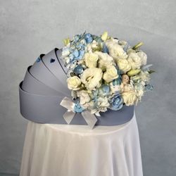 Blue Cradle Bouquet 