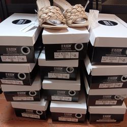 Entire Case Tan Woven DE BLOSSOM Shoes Wedding