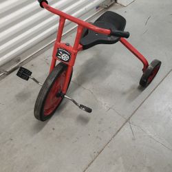 Vintage Steel Frame Locomotion Tricycle For Kids 