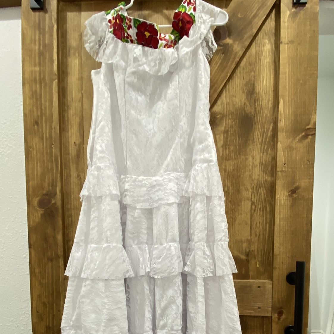 White Dress Made By hand From Oaxaca 