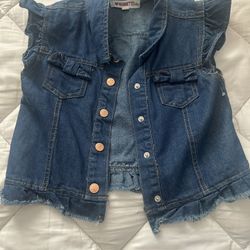 Girls Jean Vest