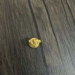 USA Army Button Gold Filled