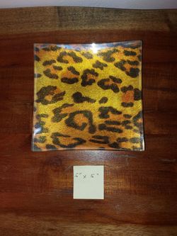 Small Leopard Pattern Trinket Dish