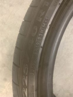 225/40 R19 93H M+S Tire