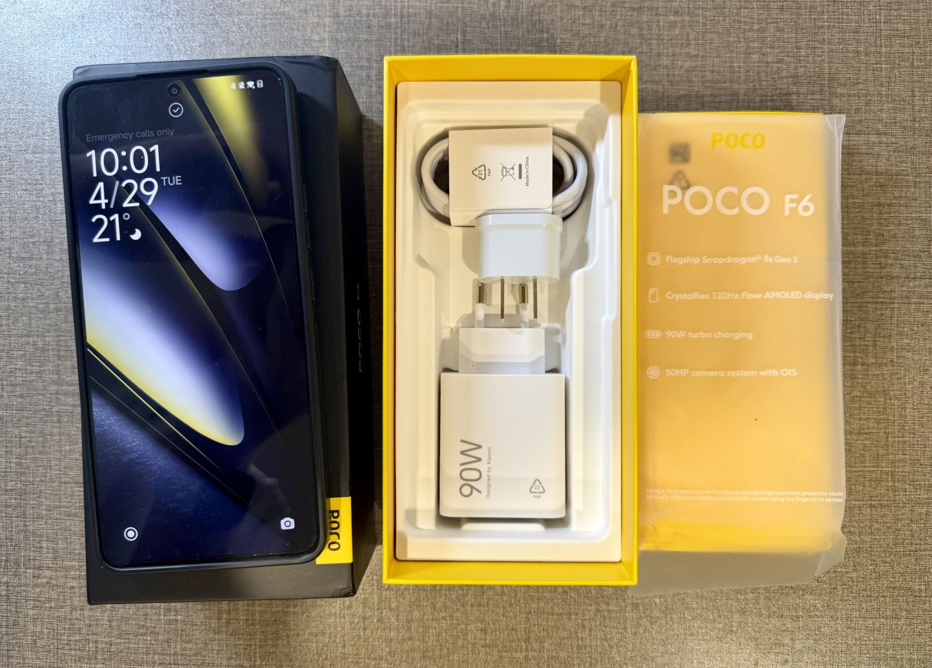 Xiaomi POCO F6 512GB/12GB Unlocked Global Version Android Phone