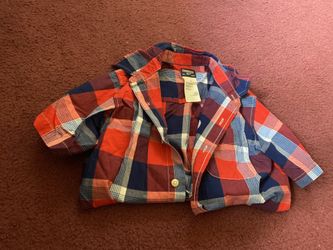 Boys plaid shirt size 6