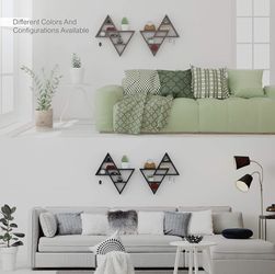BRAND NEW NEVER OPENED! Decorative Triangle Geometric Shelves