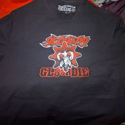Glo Gang "Glo Or Die" Graphic Shirt - Black men's Small chief keef