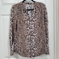 Joie Long Sleeve Silk Blouse NWOT