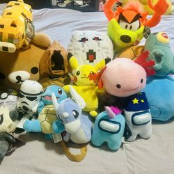 Licensed Collection Plush Lot! 