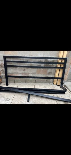 King size metal bed frame