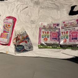 Selling Several White Shirts With Tie Dye