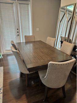 6 seater dining table