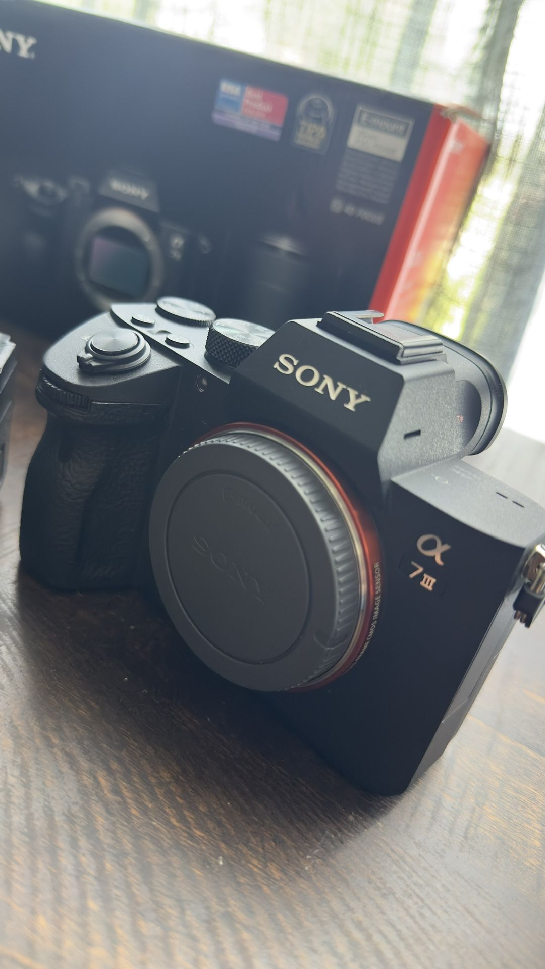 Sony Alpha 7III DSLR Camera 24MP UHD 4K Mirrorless Digital Camera (Body Only)