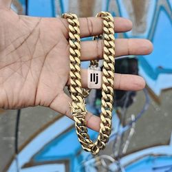 I Deliver I Ship 14k Gold Plated Chain 