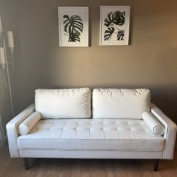 Like New Vegan Leather Couch