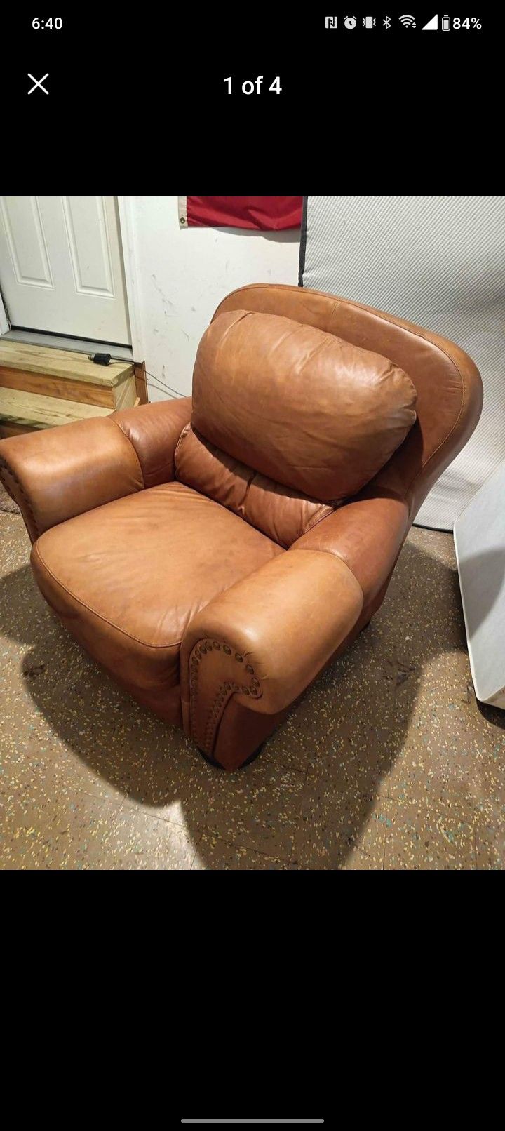 Leather chair, Free delivery