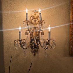 Antique Pair of Electrical Sconces
