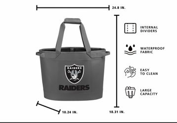 Large NEW RAIDERS tote bag ready for pick up today!