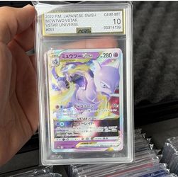 Pokémon Mewtwo VSTAR 051/172 Vstar Holo JPN 2022 AGS 10