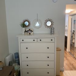 White IKEA Dresser