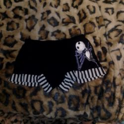 Nightmare Before Christmas Pj Shorts Medium 