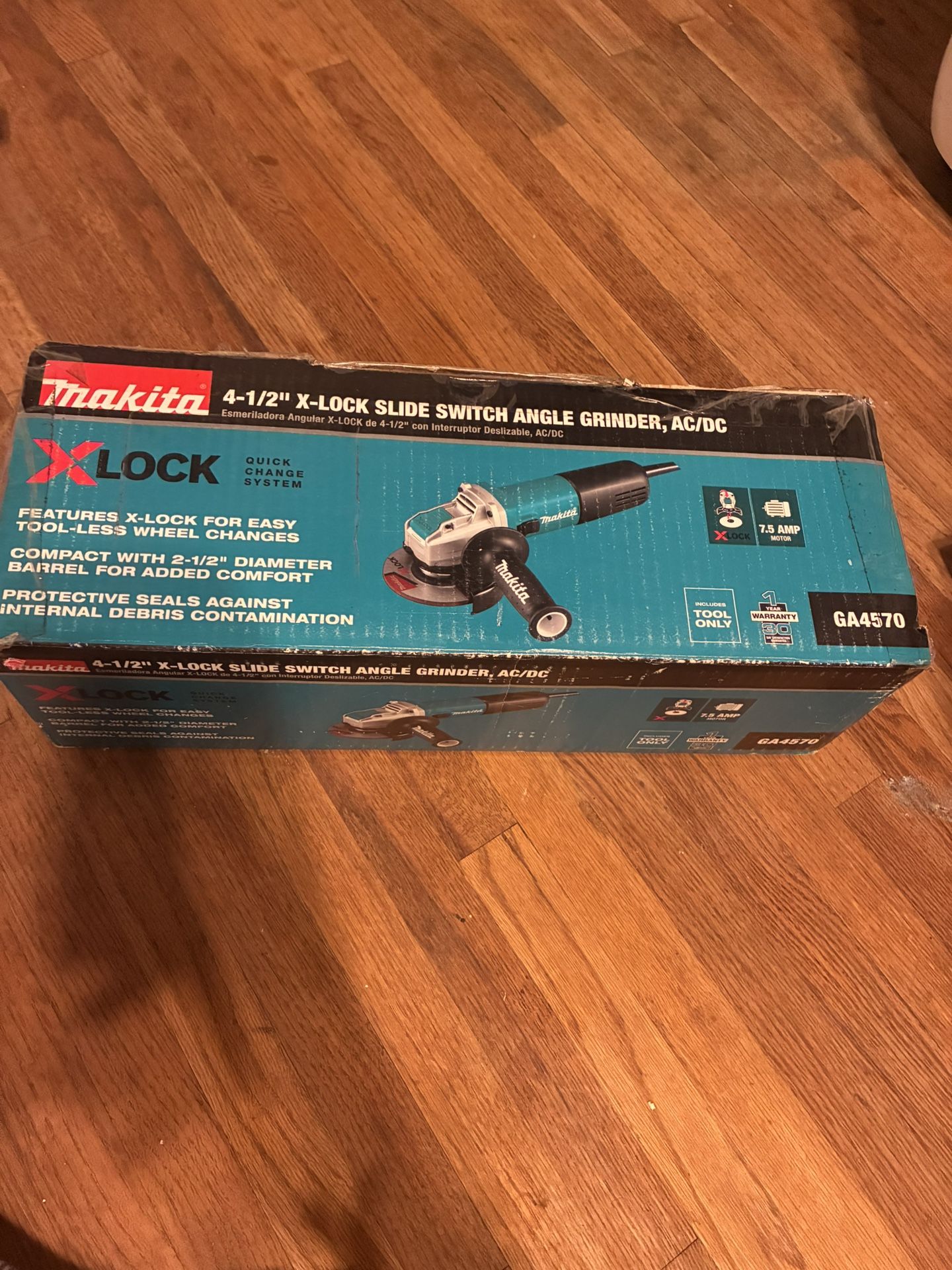 Makita X-Lock Slide Switch Angle Grinder