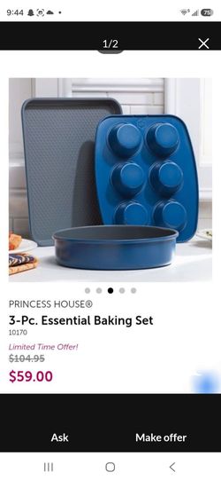 3 piezas para hornear  princess house