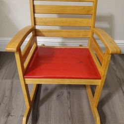 Wooden rocking chair for a toddler or young child