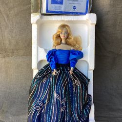 Blue Rhapsody 1986 Barbie Doll Porcelain Collection Mattel 1708 Vintage 1986