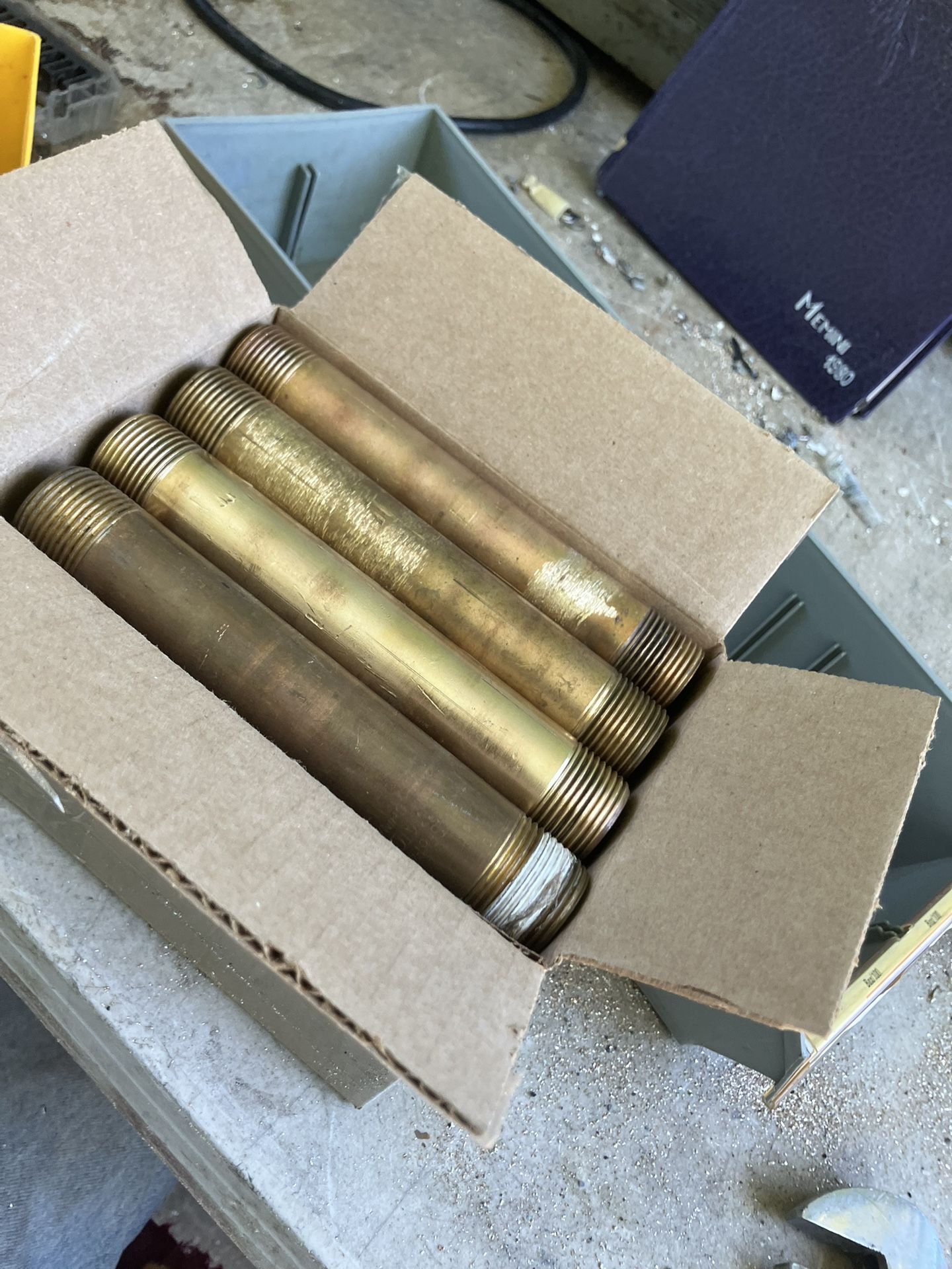 BRASS PIPE NIPPLES