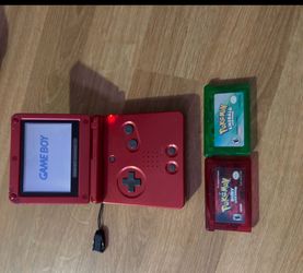 Rare Pokémon Emerald and ruby red for GameBoy advanced sp