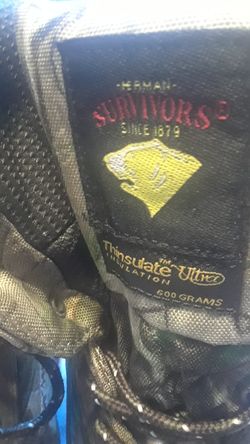 Herman boots size 10