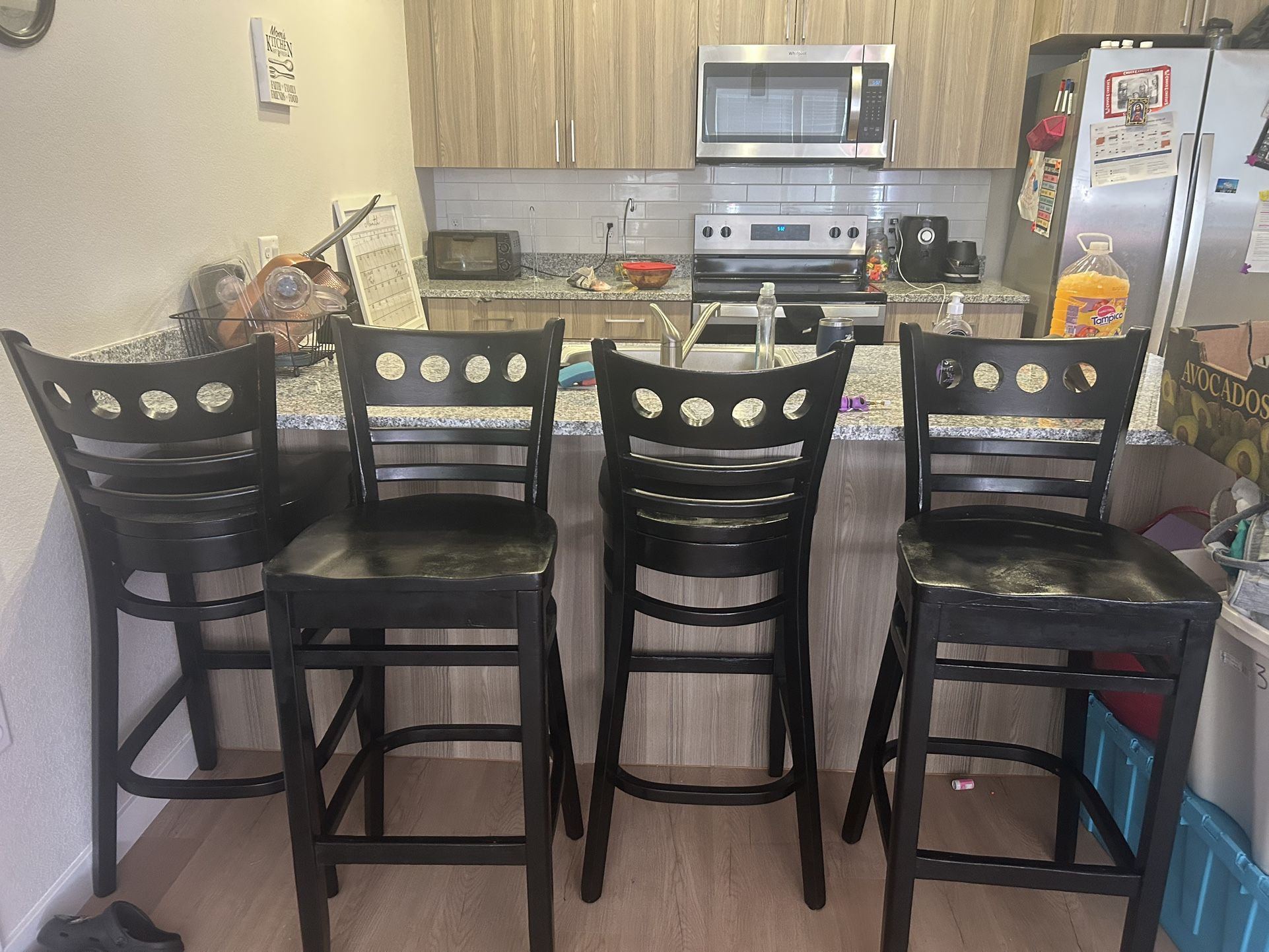 Black Stools (x4)