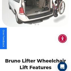 Bruno Wheel Chair Lift