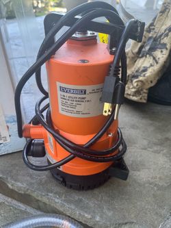 Everbilt 2-in-1 Utility Pump 1/4 HP