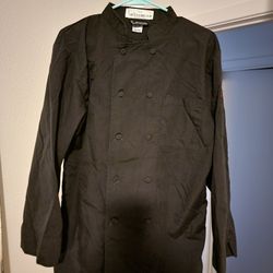 Black Men's Chef Coat Small