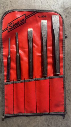 5 piece Snap-on chisel set