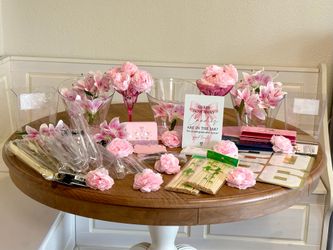 Pink party decor