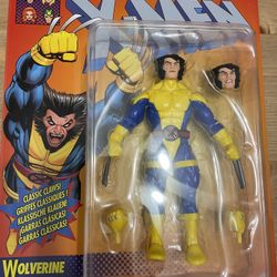 Hasbro Marvel Legends Retro Uncanny X-Men Wolverine 6" Blue/Yellow Action Figure