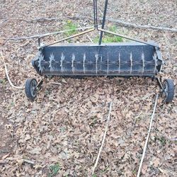 Brinley, combination spreader, aeratorand or seeder . In good condition