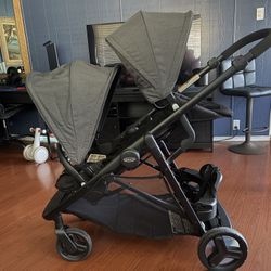Graco Ready2Grow 2.0 Double Stroller, Black