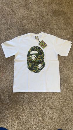 White bape tee