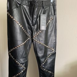 Singer & Host PU Pants