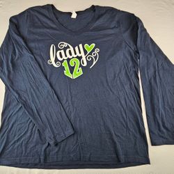 Lady 12 Women's Seahawks Football Fan 4XL
