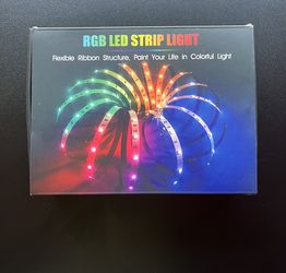 26 ft LED Strip Lights Multi-Color Changes Colors + Remote