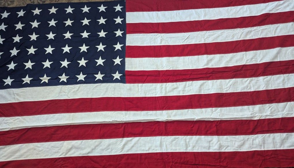 Vintage 48 Star 5'x9.5' American Flag